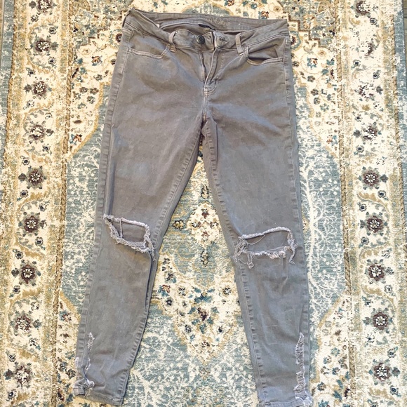 Grey American Eagle Jeans - Picture 1 of 5